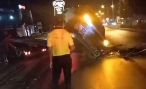 Lefkoşa’da feci trafik kazası: 3 yaralı