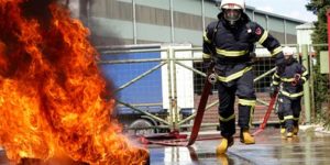 Boğazköy’de yangın: İş yeri zarar gördü