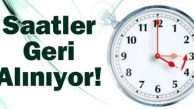 Yaz saati uygulaması 27 Ekim’de sona eriyor