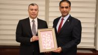 Gardiyanoğlu, Azerbaycan Çalışma ve Halkın Sosyal Koruması Bakanı Sahil Babayev ile bir araya geldi