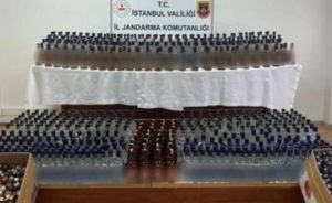 Türkiye’de “Çengel-13” operasyonlarında 10 bin 600 litre sahte alkol ele geçirildi