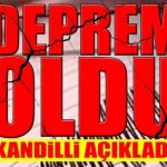 Akdeniz’de deprem