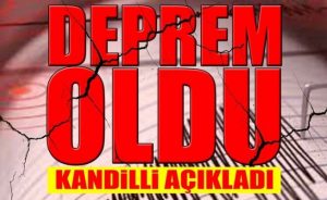 Akdeniz’de deprem