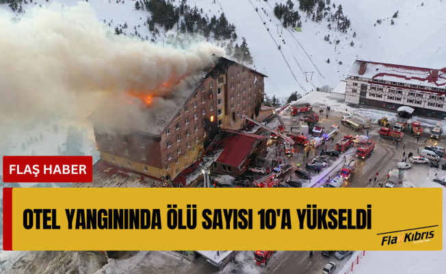 Kartalkaya Kayak Merkezi’nde otel yangını