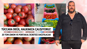 TÜCCARA DEĞİL, HALKIMIZA ÇALIŞIYORUZ: 20 TON LİMON VE PORTAKAL ÜCRETSİZ DAĞITILACAK