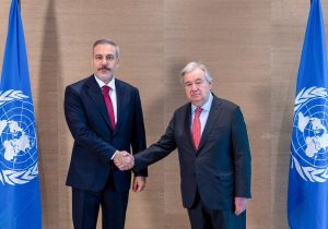Türkiye Dışişleri Bakanı Fidan, Cenevre’de BM Genel Sekreteri Guterres ile görüştü