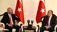 TC Lefkoşa Büyükelçisi Başçeri, TEKNOFEST KKTC’ye katılan Türkiye Maarif Vakfı heyetini kabul etti