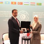 Gardiyanoğlu Türkiye Aile ve Sosyal Hizmetler Bakanı Göktaş ile Bakü’de bir araya geldi