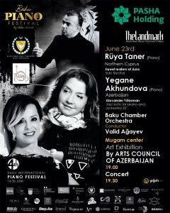 Konser Piyanisti Rüya Taner, Bakü ve Anamur’da sanatseverlerle buluşuyor