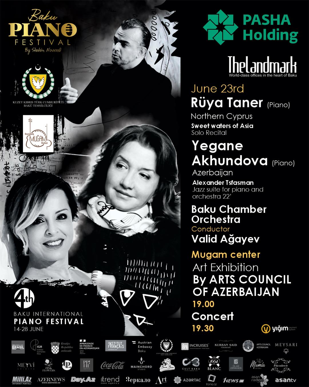 Konser Piyanisti Rüya Taner, Bakü ve Anamur’da sanatseverlerle buluşuyor