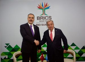 Fidan, Guterres ile görüştü… Görüşmede, Kıbrıs konusunda yapılacak gayriresmi toplantı da ele alındı