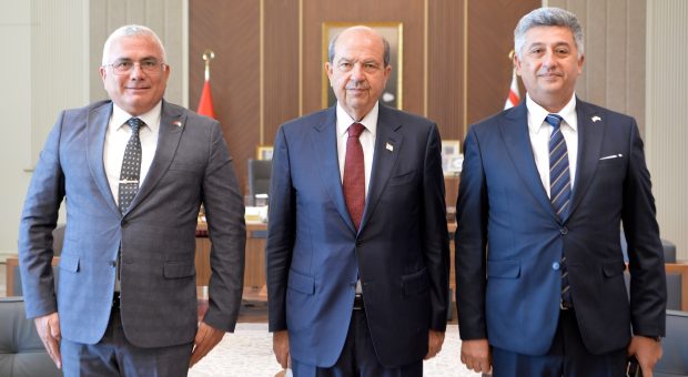 Tatar, veda ziyaretleri yapan Sivil Savunma Teşkilatı Başkanı Karaca’yı kabul etti