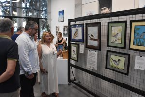 “Kıbrıs’taki Kuşlar” temalı resim sergisi açıldı