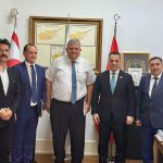 Kıbrıs Vakıflar İdaresi Genel Müdürü Tümer, Azerbaycan heyetini ağırladı