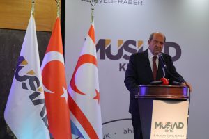 Tatar, MÜSİAD KKTC Olağan Genel Kurul toplantısına katıldı
