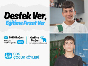SOS Çocuk Köyü Derneği, eğitime destek amacıyla bağış kampanyası düzenledi