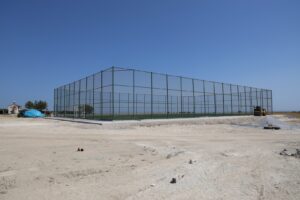 Altınova köy meydanında düzenlenme yapılıyor