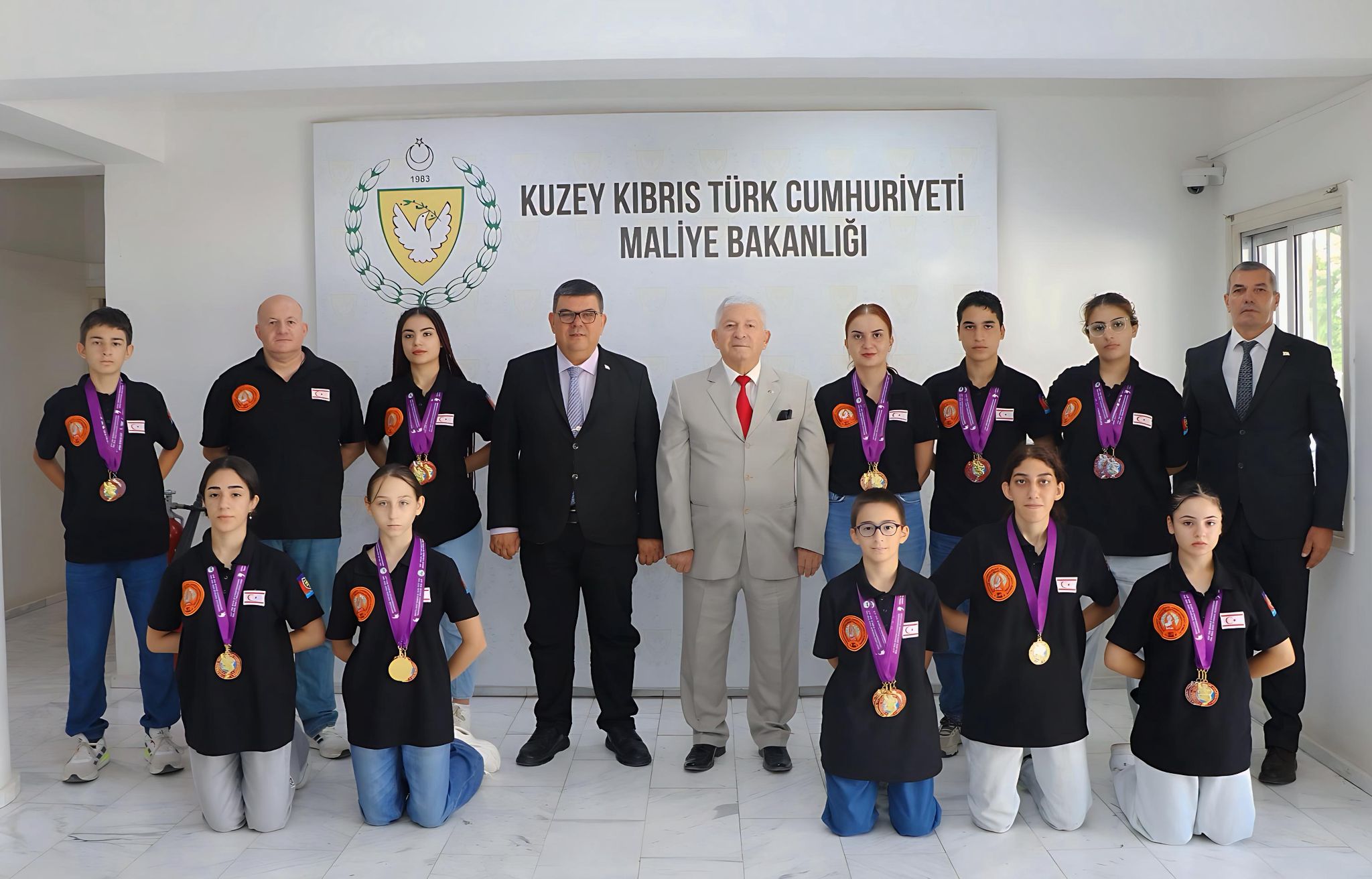 Berova, dünya şampiyonu taekwondocuları kabul etti