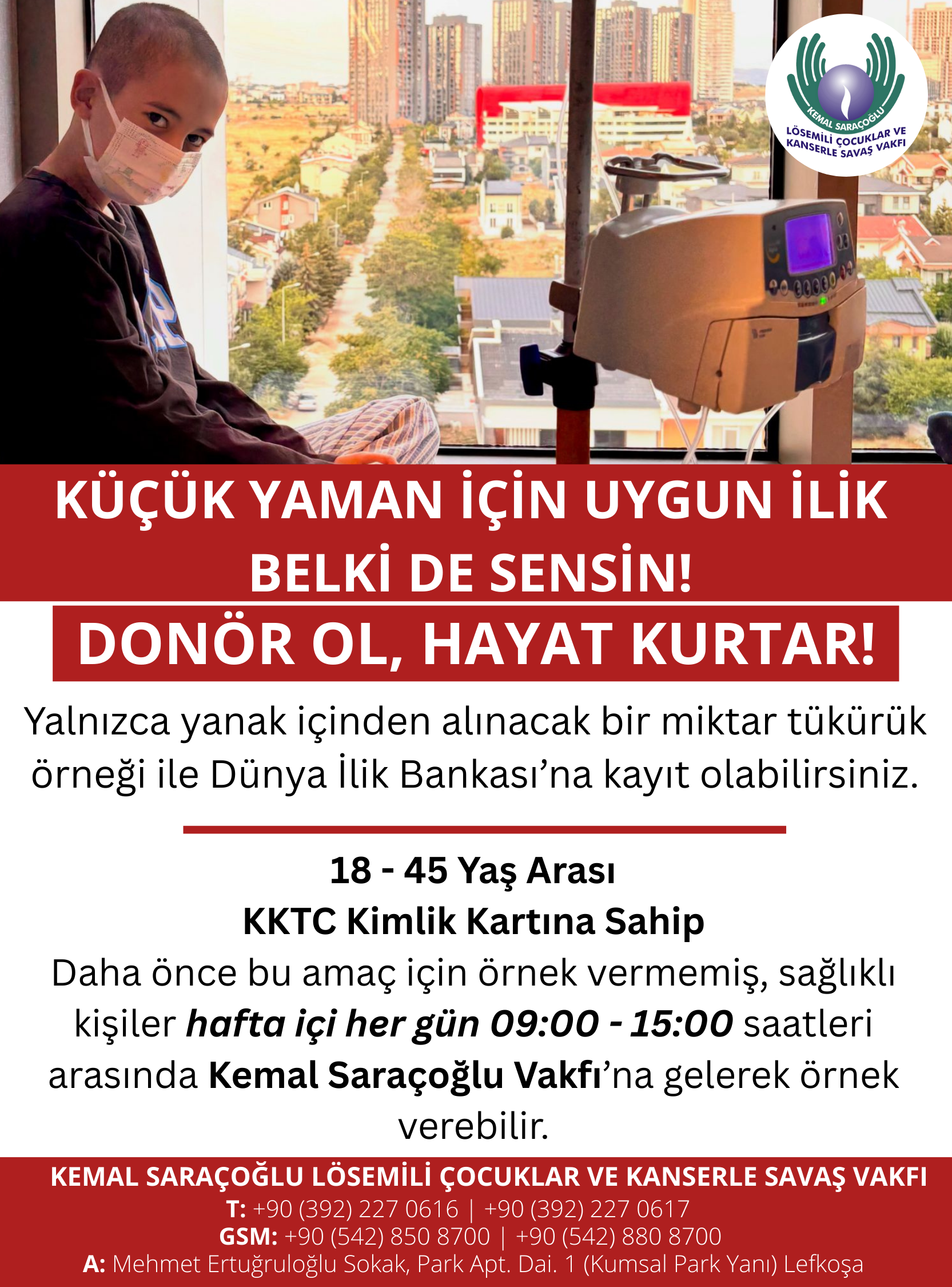 “Donör ol, hayat kurtar”