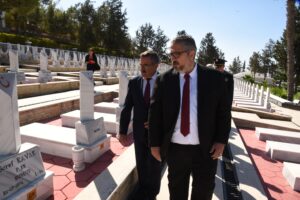 Boğaz Şehitliği’nde tören düzenlendi