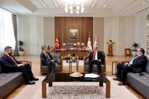 Cumhurbaşkanı Tatar, Gaziantep Valisi Çeber’i kabul etti