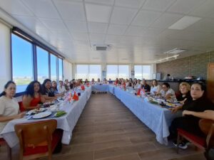 UBP Güzelyurt İlçe Kadın Kolları, cumhurbaşkanlığı seçimi öncesi “Atak” başlığı altında toplantı düzenledi