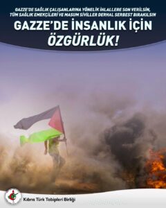 KTTB, Gazze’deki insan hakkı ihlallerine son verilmesi çağrısında bulundu