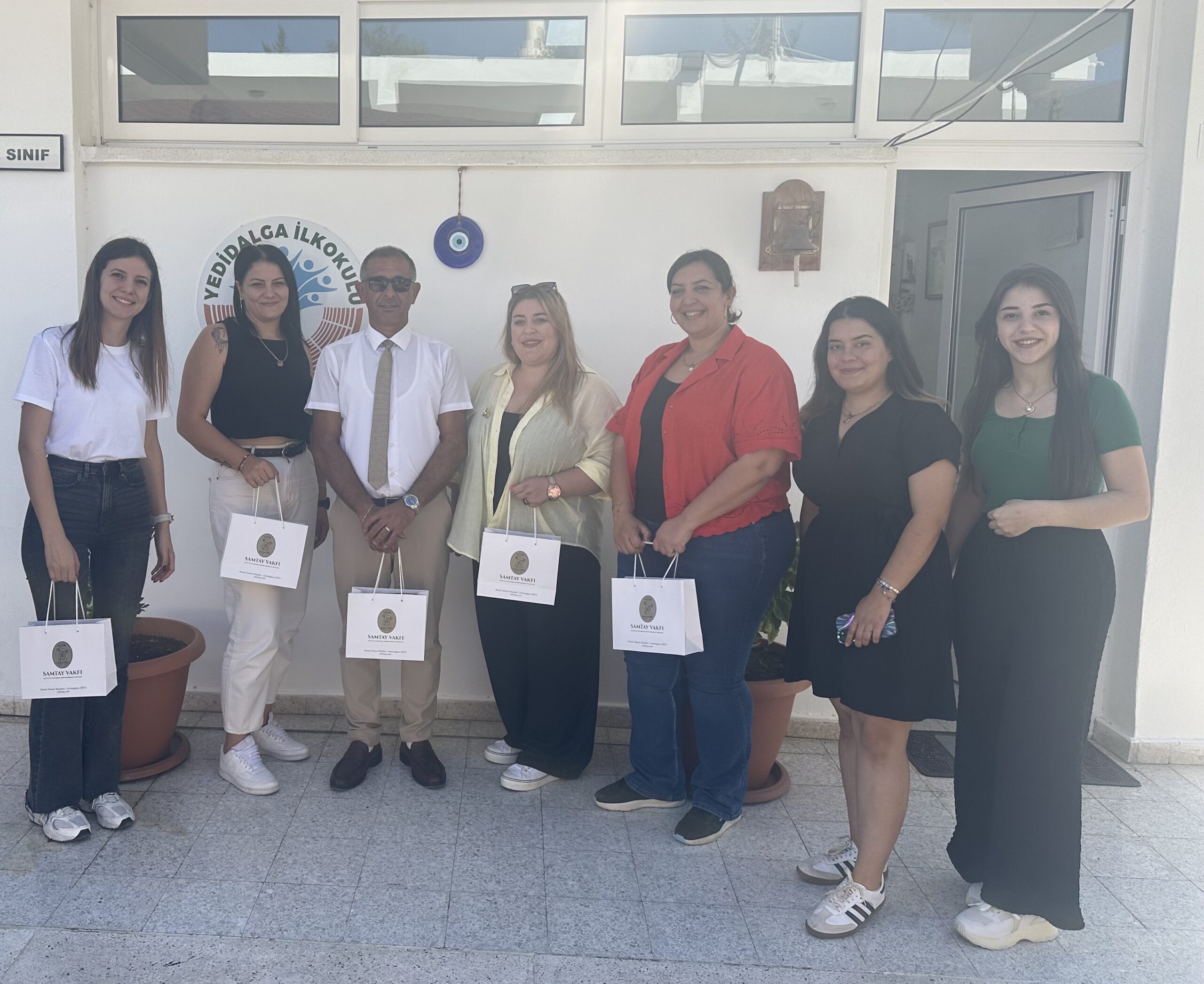 Samtay Vakfı, Yedidalga İlkokulu’nu ziyaret etti