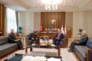 Cumhurbaşkanı Tatar, TC Kara Kuvvetleri Komutanı Tokel’i kabul etti