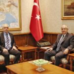 Yaşar Güler, Ankara Büyükelçisi Korukoğlu’nu kabul etti