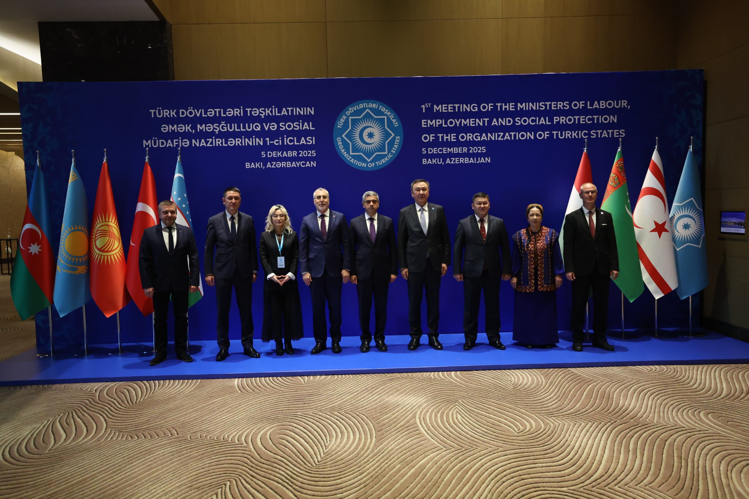 Hasipoğlu, TDT “Çalışma, İstihdam ve Sosyal Güvenlik Bakanları 1. Toplantısı”na katıldı