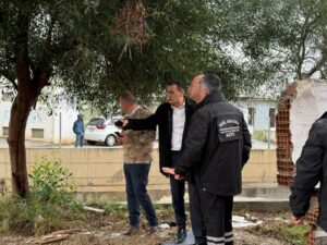 Bakanlar ve Sivil Savunma Başkanı Lefkoşa Devlet Hastanesi ve çevresinde incelemelerde bulundu