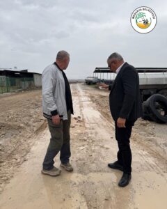 Mesarya Belediye Başkanı Latif ile Hayvan Üreticileri ve Yetiştiricileri Birliği Başkanı Onalt bir araya geldi