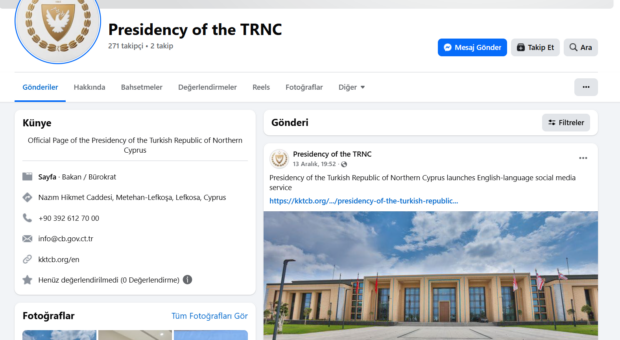 Cumhurbaşkanlığı’nın İngilizce sosyal medya hesapları devrede…