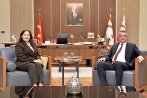 Cumhurbaşkanı Erhürman, KKTC Londra Temsilcisi Mullahasan’ı kabul etti