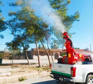 Mesarya Belediyesi çam kese böceğine karşı ilaçlama çalışmalarını tamamladı