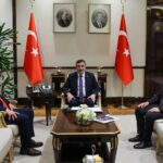 Arıklı, Türkiye Cumhurbaşkanı Yardımcısı Yılmaz ile görüştü