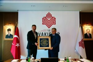 Kıbrıs Vakıflar İdaresi yetkilileri Ankara’da ziyaretlerde bulundu