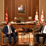 Erhürman, TC Cumhurbaşkanı Yardımcısı Yılmaz’ı kabul etti