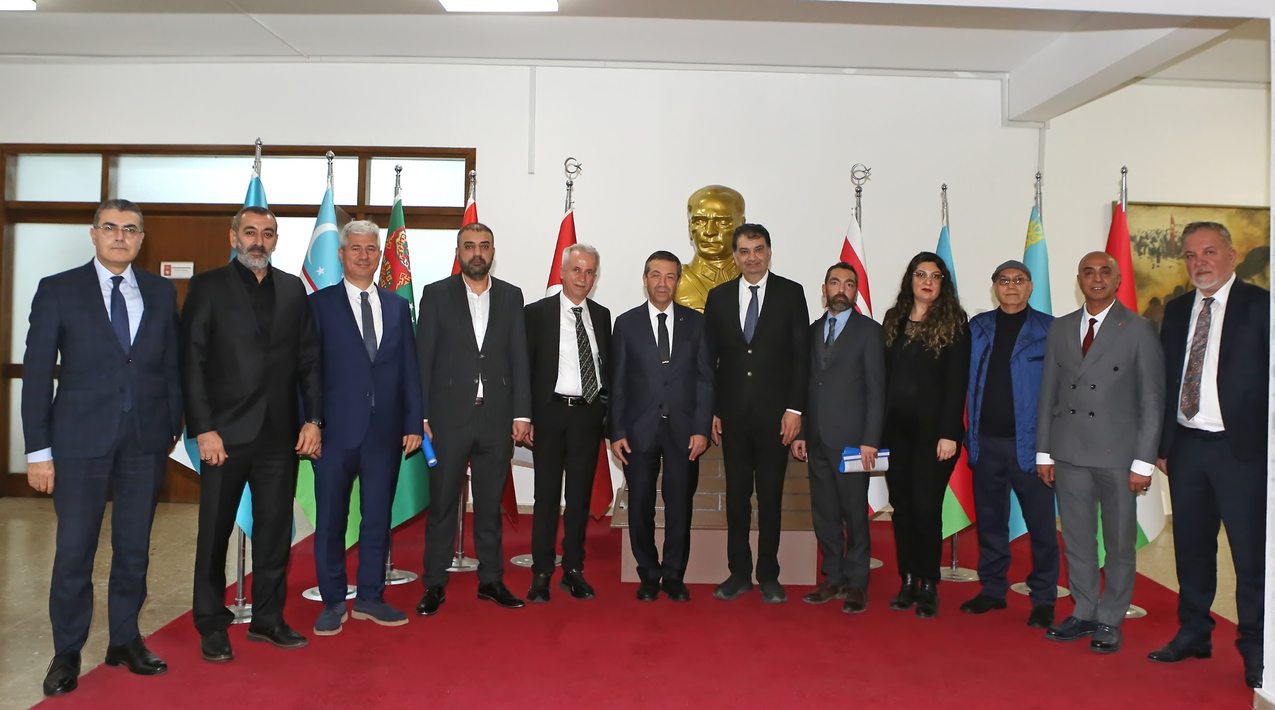 Ertuğruloğlu, SANKON heyetini kabul etti