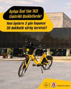 Girne’de mikromobilite uygulaması, çevreci ve pratik bir ulaşım alternatifi sunuyor