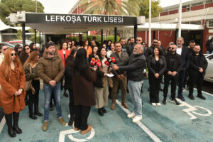 KTOEÖS LTL önünde basın açıklaması yaptı