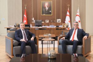 Cumhurbaşkanı Erhürman, Başbakan Üstel’i kabul etti