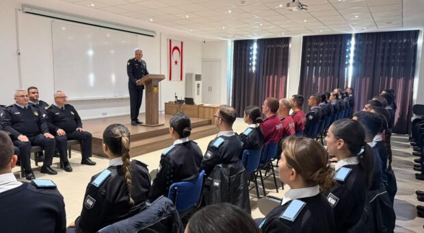 PGM Adalıer, Polis Okulu’nda temel eğitim gören öğrencilere hitap etti