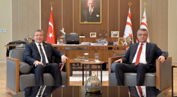 Cumhurbaşkanı Erhürman, Başbakan Üstel ile görüştü