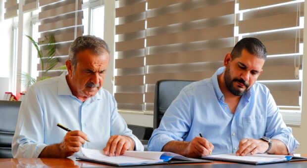 Gazimağusa’da kanalizasyon hatları yapım işleri ihalesinde imzalar atıldı