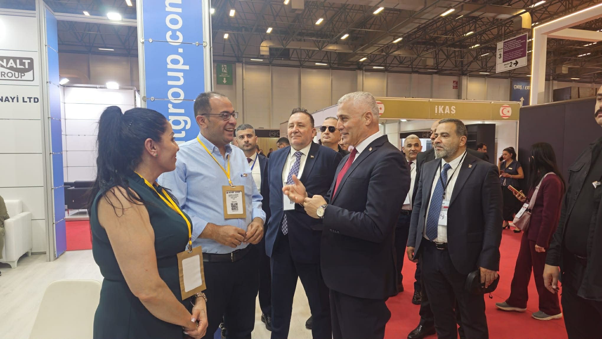 Amcaoğlu, İstanbul’da Yapı, İnşaat Malzemeleri ve Teknoloji Fuarı’na katıldı