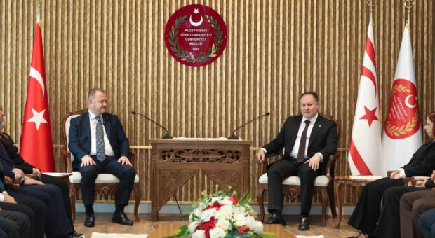 Cumhuriyet Meclisi Başkanı Öztürkler, RTÜK Başkanı Daniş ve beraberindeki heyeti kabul etti