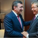 Üstel, TC Cumhurbaşkanı Yardımcısı Yılmaz ile bir araya geldi