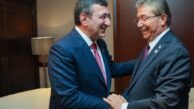 Üstel, TC Cumhurbaşkanı Yardımcısı Yılmaz ile bir araya geldi